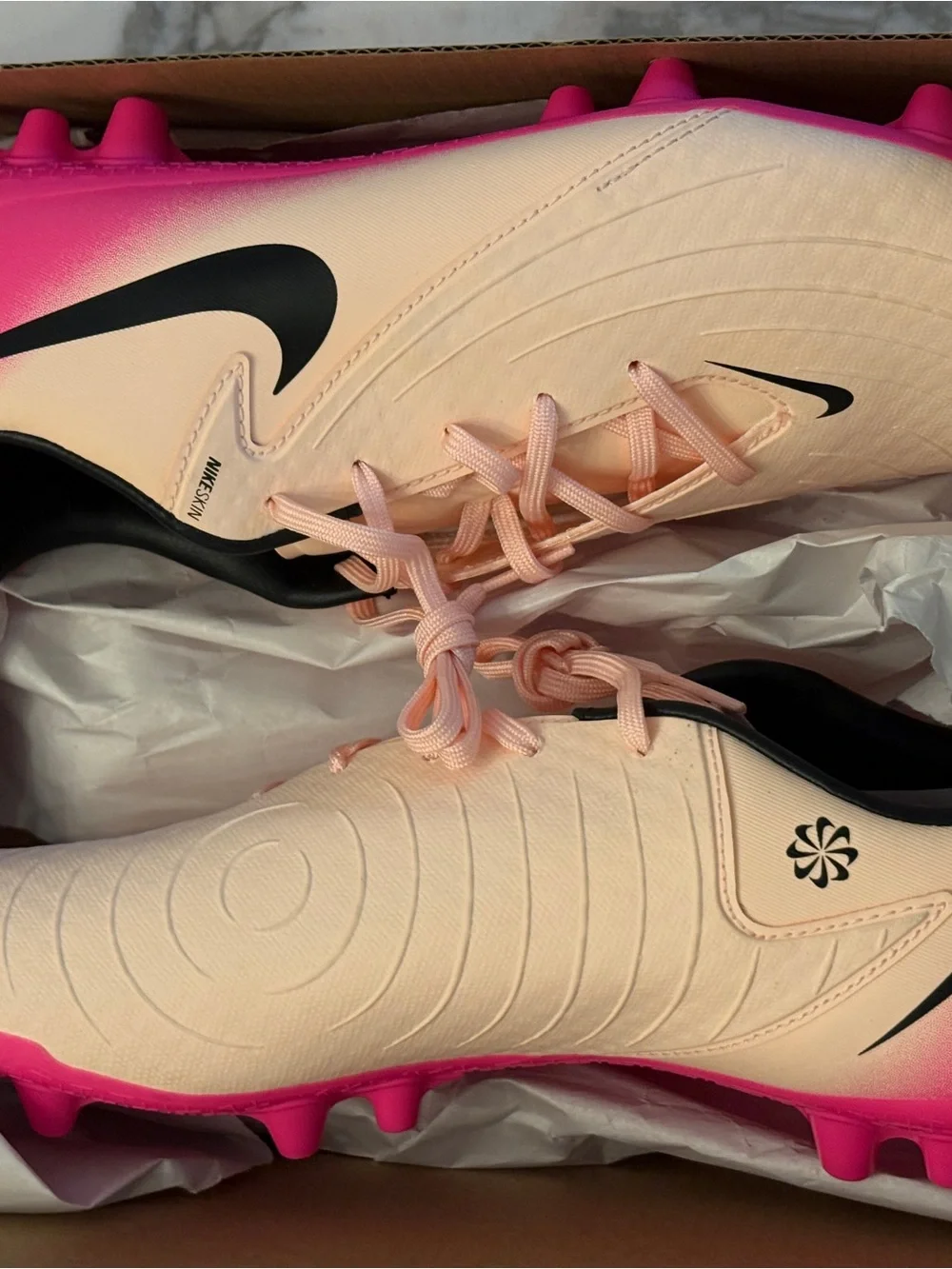 Nike Pink Gradient Firm-Ground Soccer Cleats